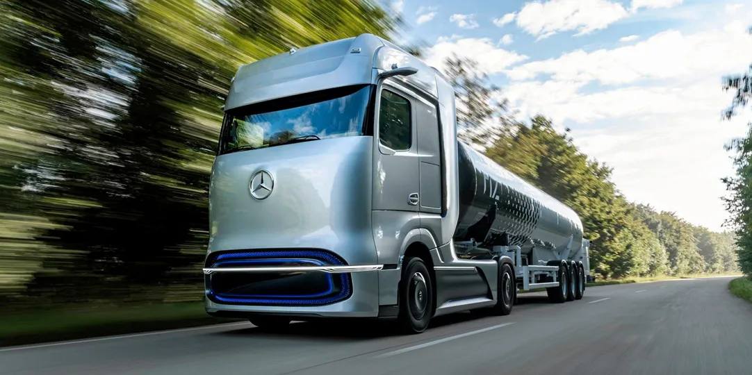 Truck on the highway